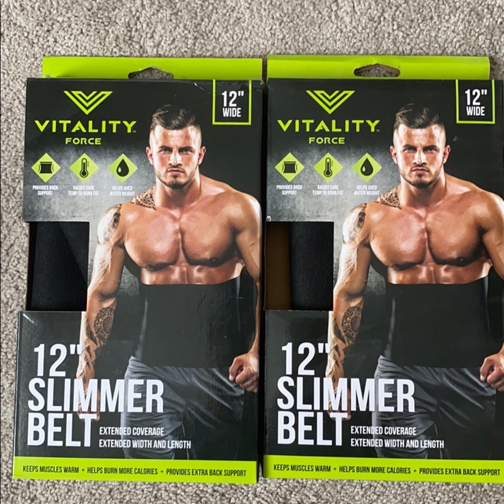 12” slimmer belt (sold separately)